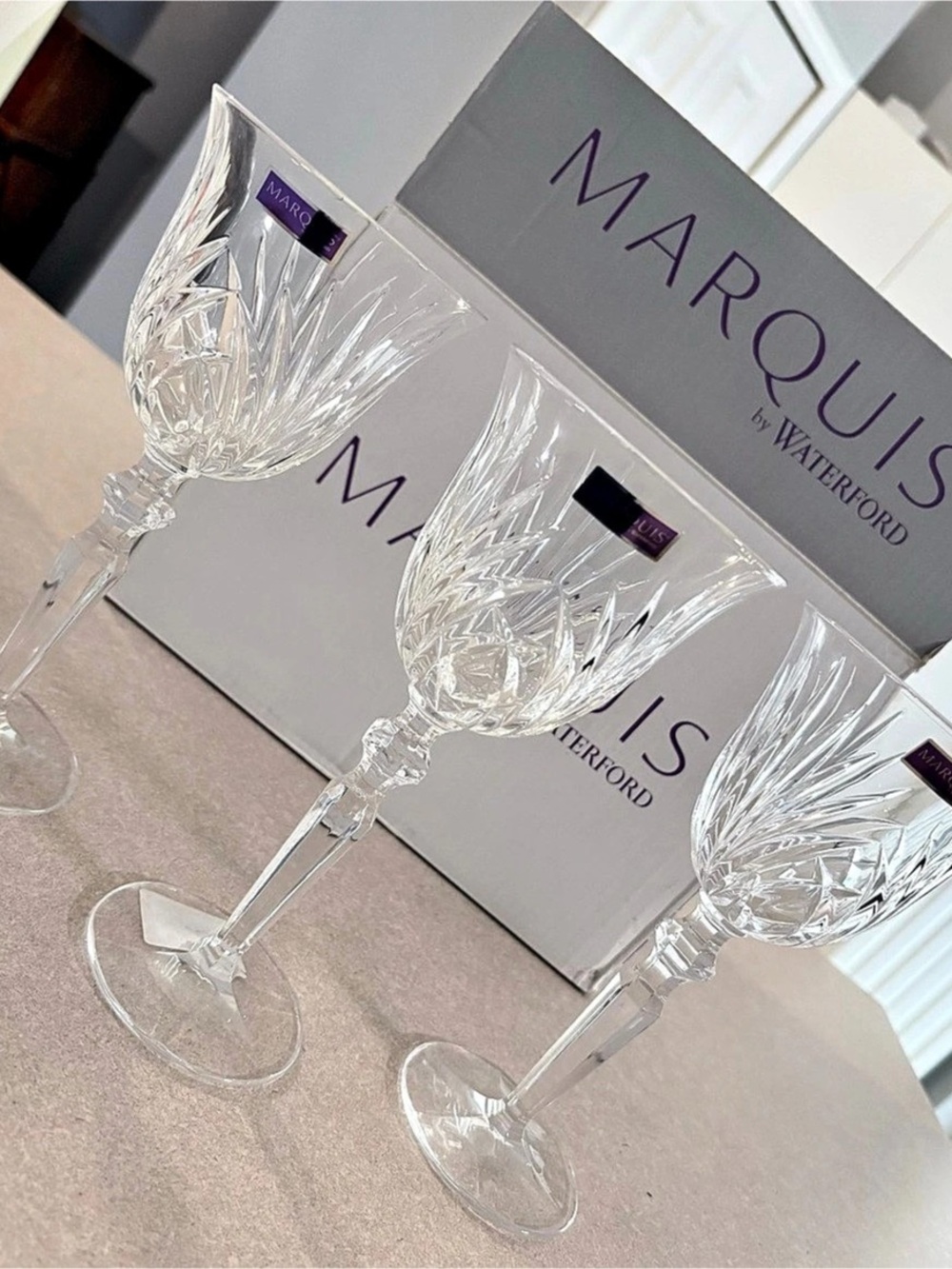 Marquis by Waterford Newbury Goblet 8 1/2 Set of 6